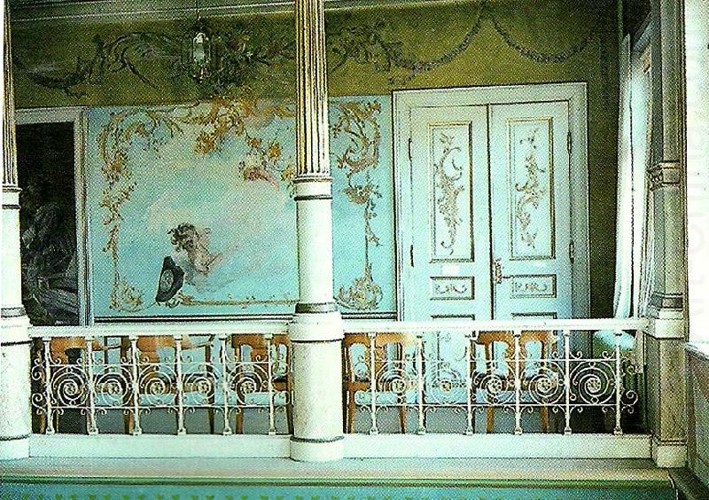 Carl Larsson goteborgs grundlaggning pa oversta trapplanet china oil painting image